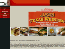 Tablet Screenshot of jgtexasweiners.com